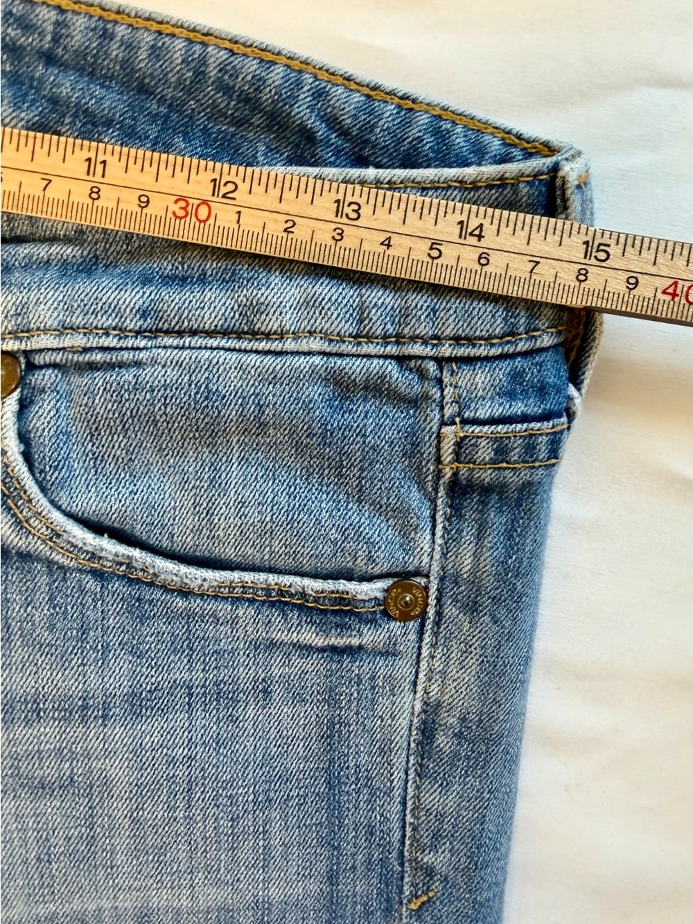 Vince Women's Medium Blue Skinny Jeans size 28 - Picture 6 of 8